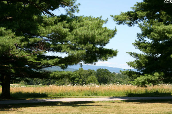 Landscape around Eisenhower Farm. Gettysburg, PA.