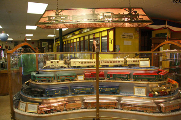 Toy trains (1910s & 20s) at Lincoln Train Museum. Gettysburg, PA.