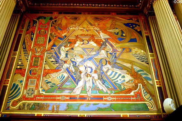 Violet Oakley mural (1920) in Pennsylvania Capitol. Harrisburg, PA.
