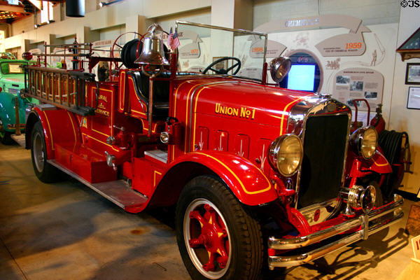 Hahn fire truck (1935) at Harrisburg Fire Museum. Harrisburg, PA.