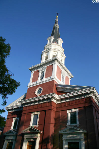 Lancaster First Presbyterian Church (1851) where President James Buchanan was member. Lancaster, PA.