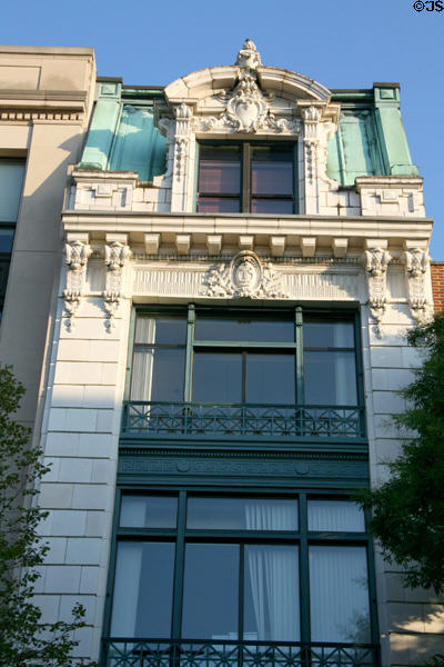 Kirk Johnson Music Store (1911-2) (16-18 W. King St.). Lancaster, PA. Style: French Baroque Revival. Architect: C. Emlen Urban + W.V. Eisenberger. On National Register.