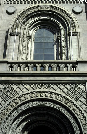 Detail of Masonic Temple (1873) (One North Broad St.). Philadelphia, PA. On National Register.