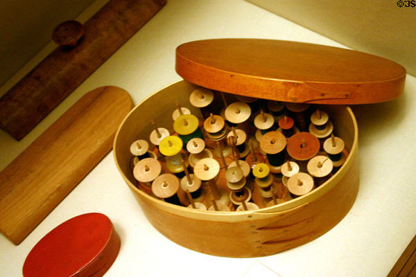 Shaker sewing box at Philadelphia Museum of Art. Philadelphia, PA.
