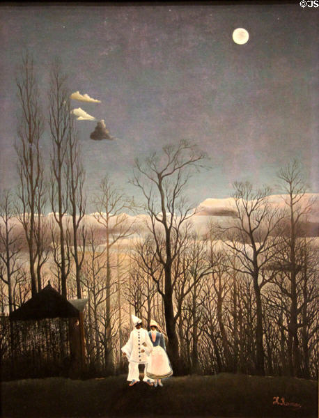 Carnival Evening (1886) by Henri Rousseau at Philadelphia Museum of Art. Philadelphia, PA.