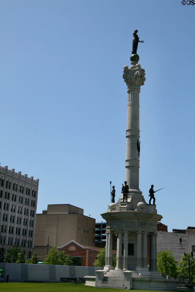 Scranton Civil War Soldiers & Sailors Monument on lawn of Lackawanna County Courthouse. Scranton, PA.