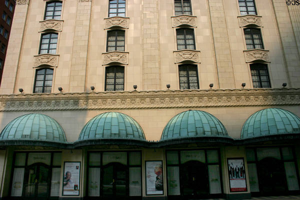 Facade of Heinz Hall for the Performing Arts. Pittsburgh, PA.