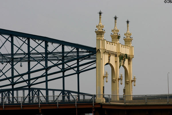 Portal of Smithfield Street Bridge. Pittsburgh, PA.
