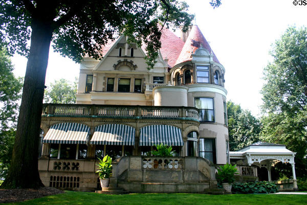 Frick family mansion called Clayton (expanded in 1891). Pittsburgh, PA. Architect: Frederick J. Osterling.