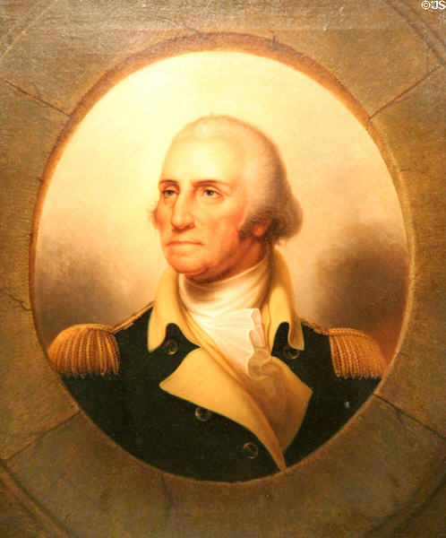 George Washington portrait (c1799) by Rembrandt Peale at Carnegie Museum of Art. Pittsburgh, PA.