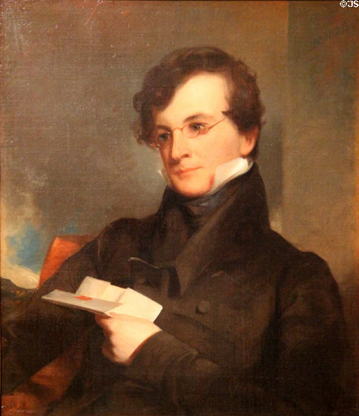 Honorable Richard Biddle portrait (1828) by Thomas Sully at Carnegie Museum of Art. Pittsburgh, PA.
