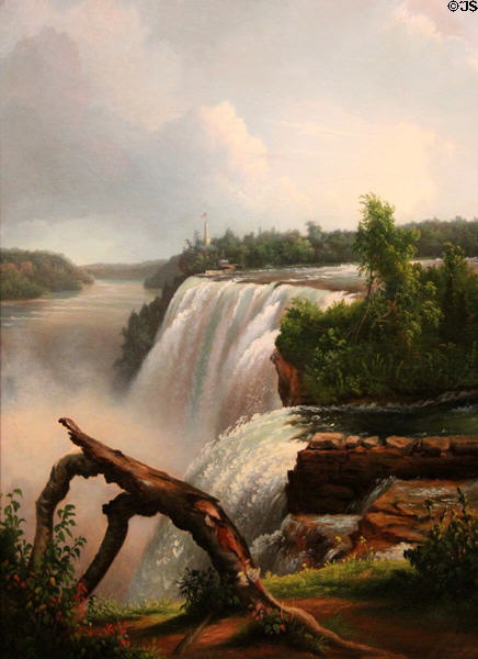 Niagara Falls from Goat Island painting (1848) by Godfrey Frankenstein at Carnegie Museum of Art. Pittsburgh, PA.