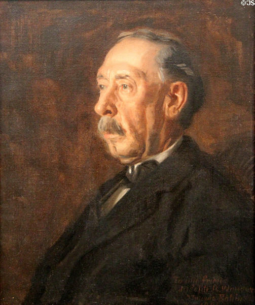 Joseph R. Woodwell portrait (1904) by Thomas Eakins at Carnegie Museum of Art. Pittsburgh, PA.