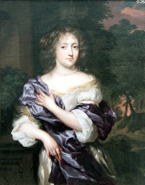 Portrait of a Lady (1675) by Nicolaes Maes at Carnegie Museum of Art. Pittsburgh, PA.