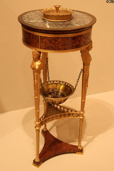Tripod table (c1815) attrib. to François Honoré Georges Jacob-Desmalter of Paris, France at Carnegie Museum of Art. Pittsburgh, PA.