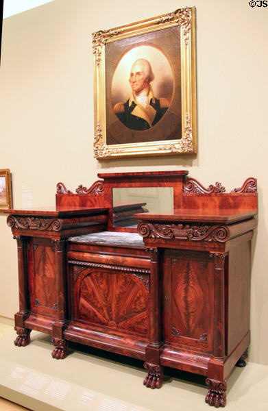 Sideboard (c1840) by William Alexander of Pittsburgh, PA at Carnegie Museum of Art. Pittsburgh, PA.