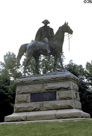Equestrian statue of General 