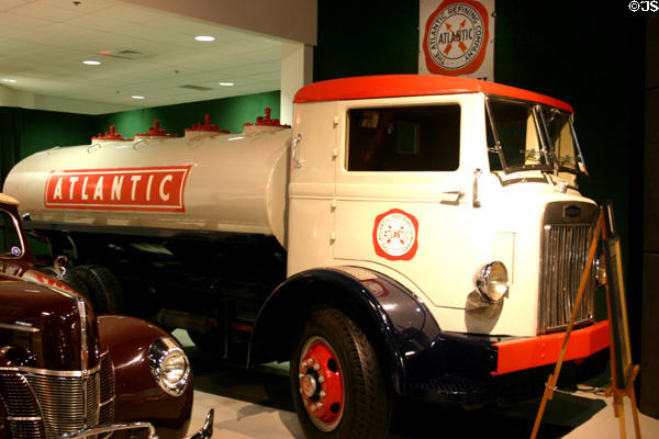 Autocar Model UD 1200 Gallon Fuel Tanker Truck (1935) at AACA Museum. Hershey, PA.