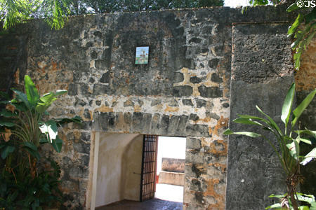 San Juan Gate (1639), once main entrance to city from harbor. San Juan, PR.