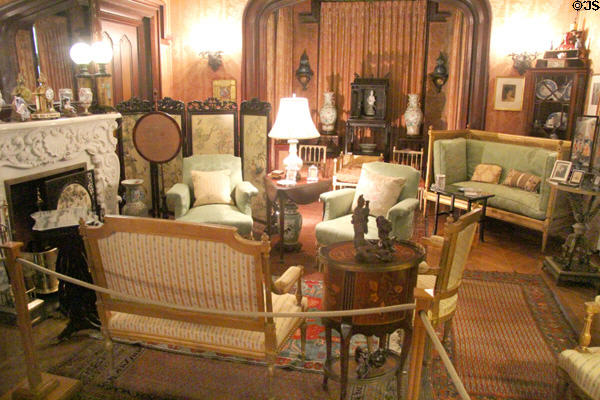 North Parlor/Drawing Room in style of a French Salon at Kingscote. Newport, RI.