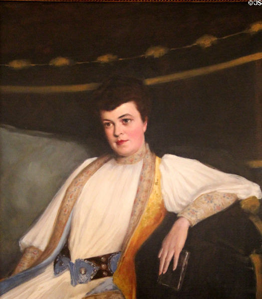 Mrs. William K. Vanderbilt (20thC) copy after Benjamin Curtis Porter at Marble House. Newport, RI.