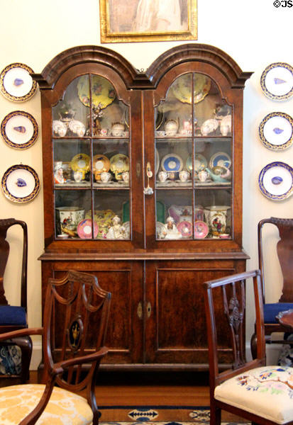 Sideboard in William & Mary style (18thC) at Chepstow. Newport, RI.