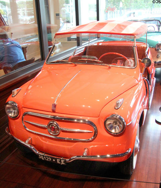 Fiat Jolly 600 (1959) at Audrain Automobile Museum. Newport, RI.