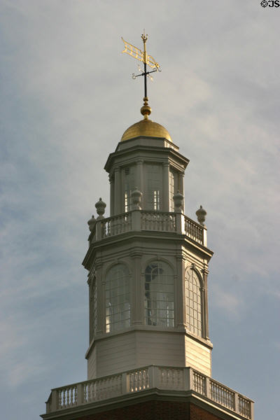 Domed spire of public building on Main Street. Providence, RI.