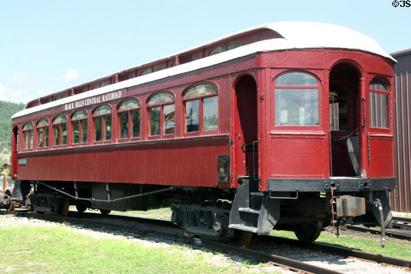 Passenger car of Black Hills Central Railroad. Hill City, SD.