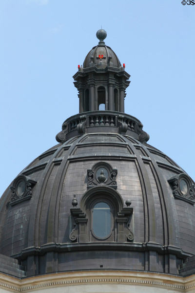 Detail of dome of South Dakota State Capitol. Pierre, SD.