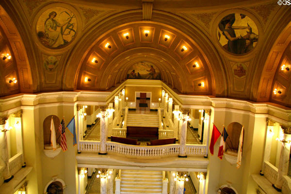 Halls of South Dakota State Capitol. Pierre, SD.