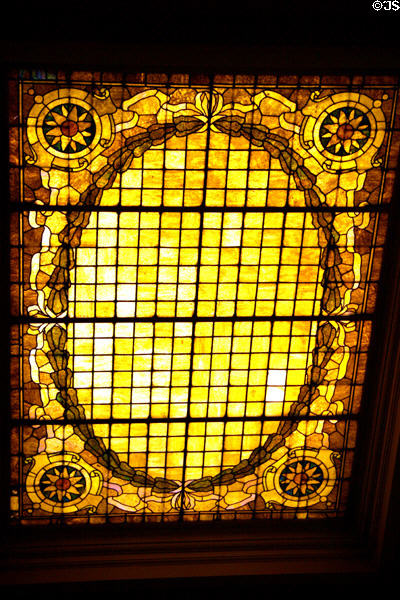 Skylight in House chamber of South Dakota State Capitol. Pierre, SD.