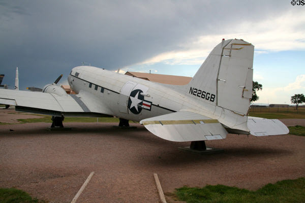 Douglas C-47 Skytrain [aka Gooney Bird] (1940) at South Dakota Air & Space Museum. SD.