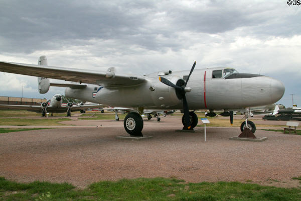 North American B-25J Mitchell III (1940s) at South Dakota Air & Space Museum. SD.