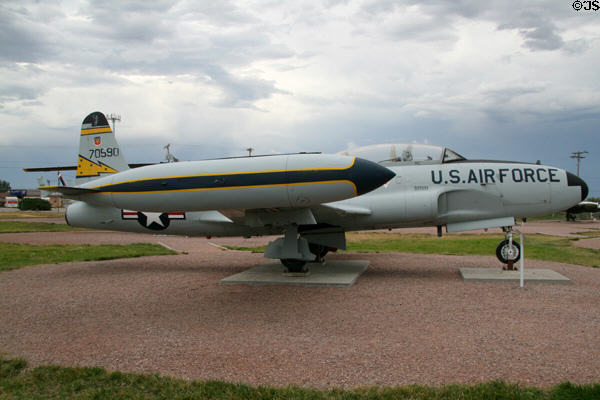 Lockheed T-33 Shooting Star (1948) at South Dakota Air & Space Museum. SD.