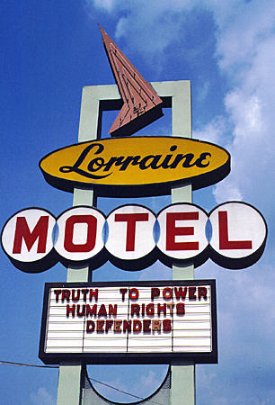 Lorraine Motel where Martin Luther King was shot in Memphis is now National Civil Rights Museum. Memphis, TN.