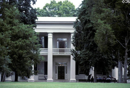 The Hermitage (1836) home of President Andrew Jackson. Nashville, TN. Style: Greek Revival. Architect: Joseph Reiff & William C. Hume. On National Register.
