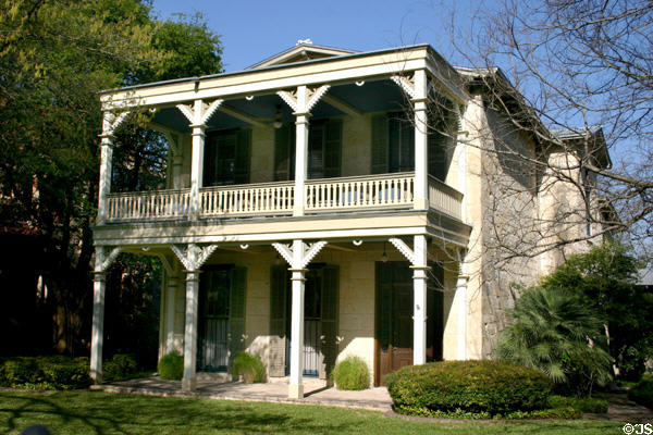 Elias Edmonds house (1875) (419 King William) in King William district. San Antonio, TX.