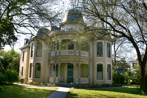 Ike West house (1887) (422 King William) in King William district. San Antonio, TX.