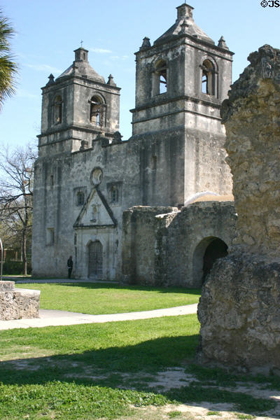 Mission Nuestra Señora de la Purísima Concepción de Acuña (1755) (807 Mission Rd.). San Antonio, TX. On National Register.