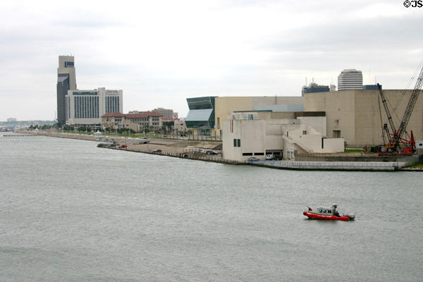 Waterfront along convention center area. Corpus Christi, TX.
