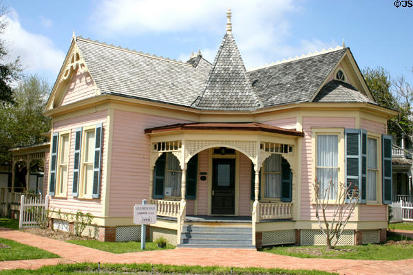 Simon Gugenheim house (1905) in Heritage Park. Corpus Christi, TX. Style: Queen Anne.