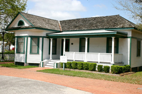 Littles-Martin house (c1900) home of one of the first black in CC in Heritage Park. Corpus Christi, TX.