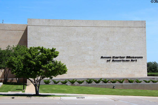 Amon Carter Museum (1964). Fort Worth, TX. Architect: Philip Johnson.