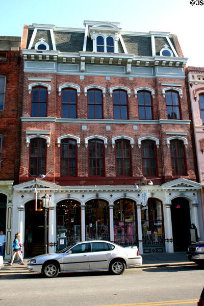 Merchants Mutual Insurance Company building (1870) on The Strand. Galveston, TX. Style: Italianate.