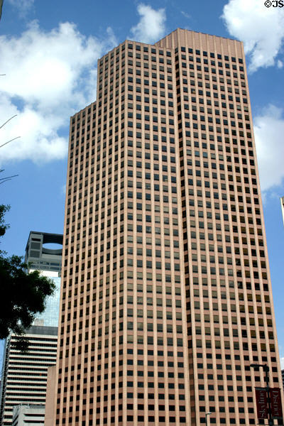 Wedge International Tower (1983) (43 floors) (1415 Louisiana St.). Houston, TX. Architect: M. Nasr & Partners.