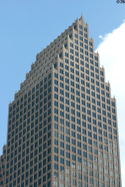Bank of America Center stepped upper floors. Houston, TX.