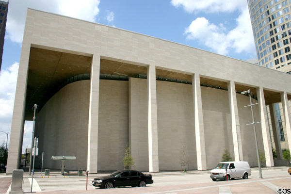Jesse H. Jones Hall for the Performing Arts (1966) (615 Louisiana St.). Houston, TX. Architect: Caudill Rowlett Scott.