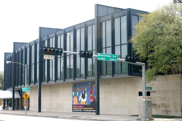 Museum of Fine Arts Cullinan Hall addition (1955-6). Houston, TX. Architect: Mies van der Rohe.