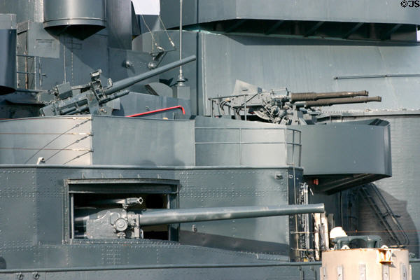 Battleship Texas armaments. Houston, TX.
